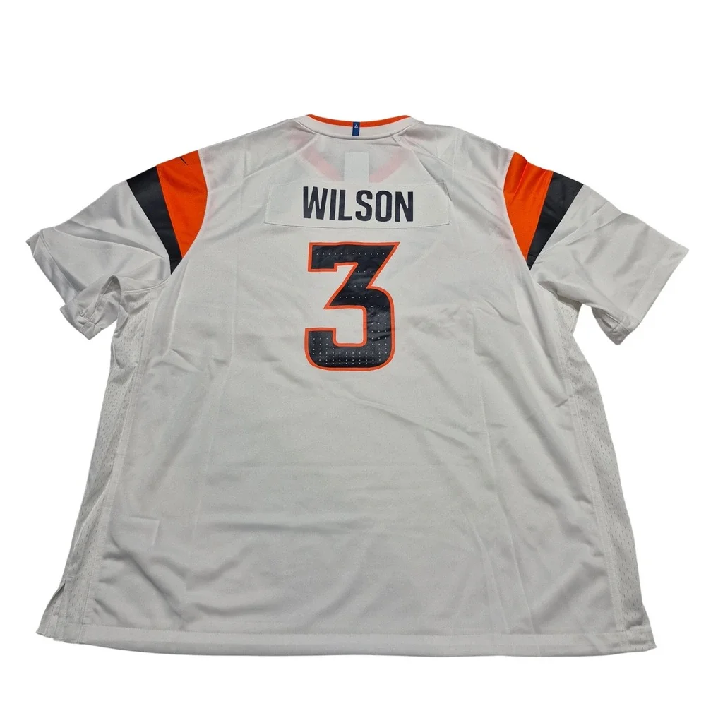Russell Wilson Denver Broncos Nike Football Game Jersey White Men's Size 3XL